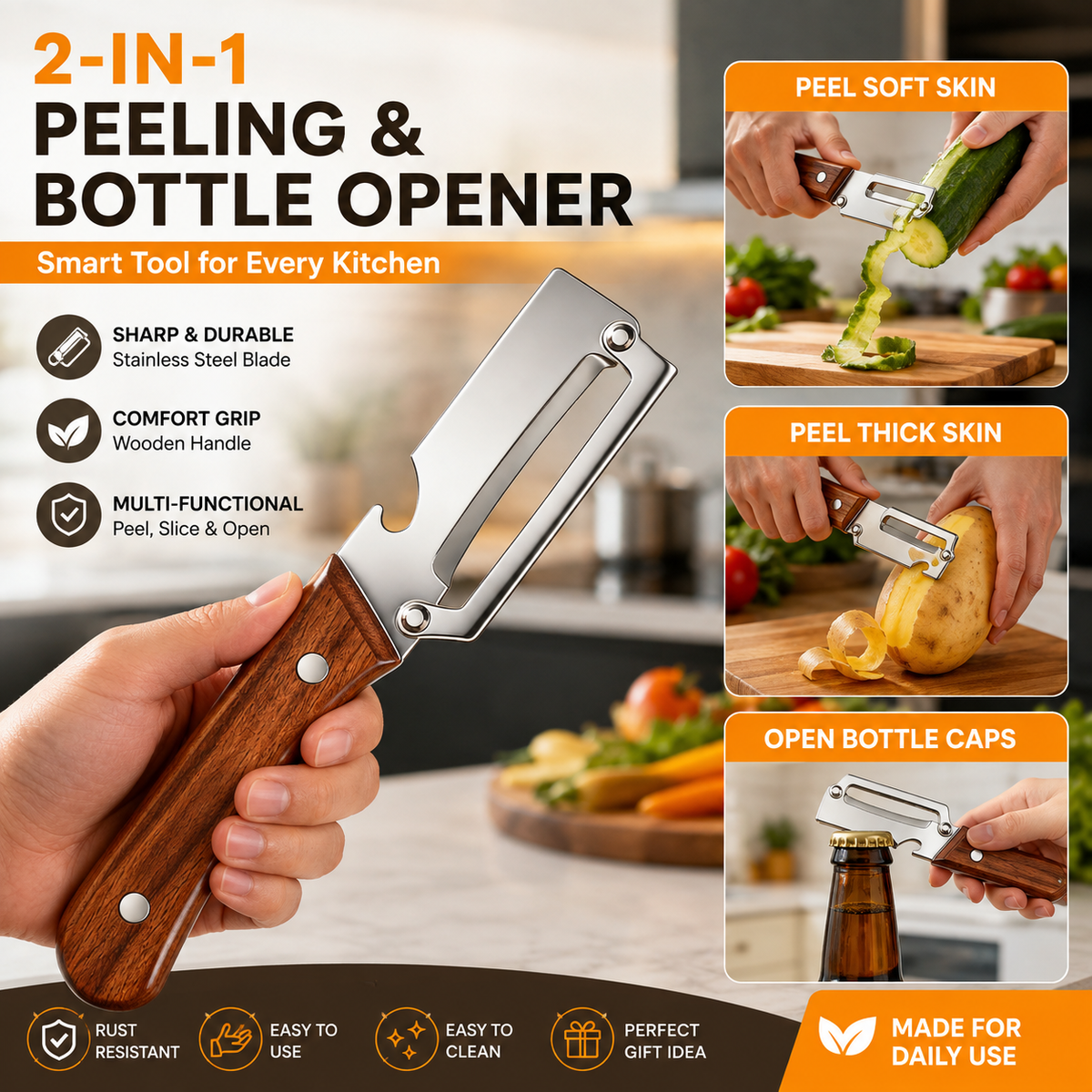 2in1 Vegetable Peeler