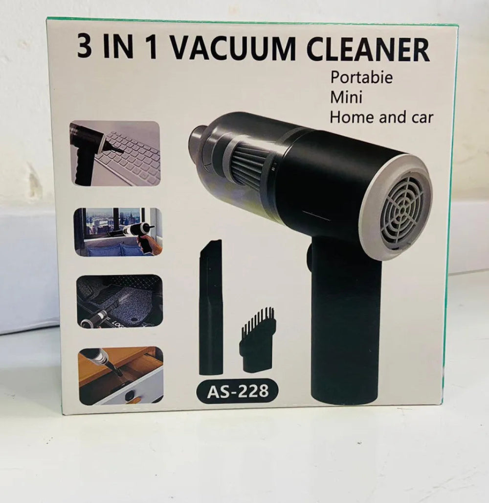 3in1 Portable Cordless Vacuum Cleaner
